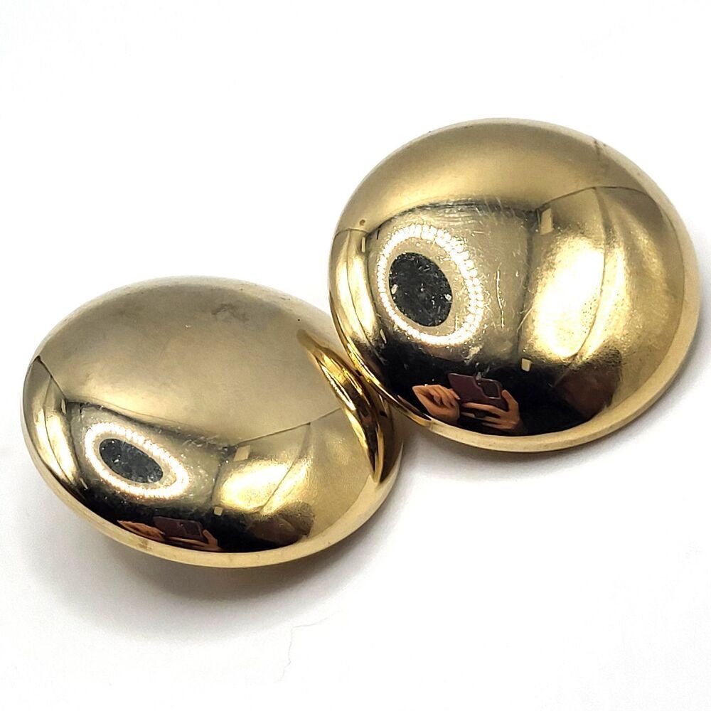 Vintage Coro Clip On Earrings 1.5in dia